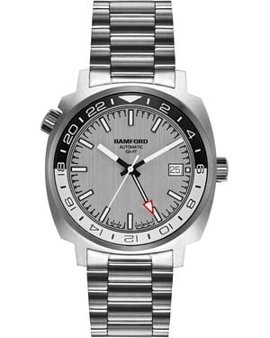 BAMFORD LONDON Stainless Steel Gmt Watch - Metallic