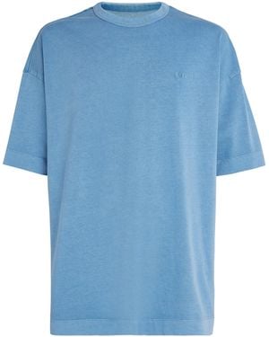 Juun.J X Kim Keever Cotton Oversized T-Shirt - Blue