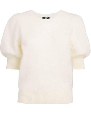 PAIGE Cashmere Gladiolus Jumper - White