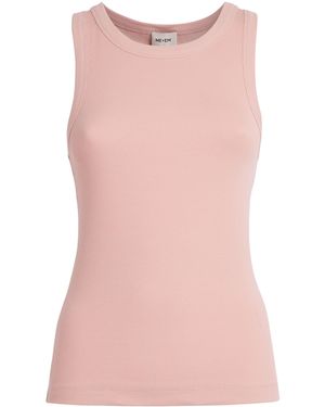 ME+EM Stretch-Cotton Tank Top - Pink