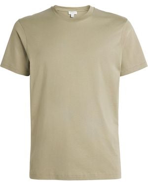 Sunspel Supima Cotton Riviera T-Shirt - Green