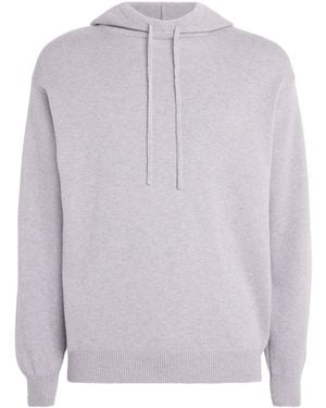 Harrods Cashmere Hoodie - Grey