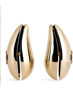 Tory Burch Wave Earrings - Metallic