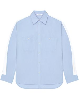 Givenchy Cotton Couture Seam Shirt - Blue