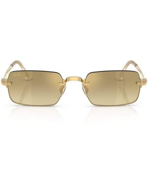 Ray-Ban By A$Ap Rocky Rectangle Sunglasses - Metallic