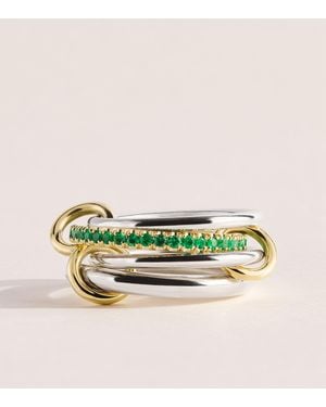 Spinelli Kilcollin Sterling, And Emerald Nimbus Ring - Metallic