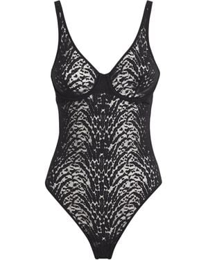 Wolford Animaliers Bodysuit - Black