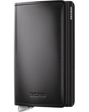 Secrid Leather Slimwallet - Grey