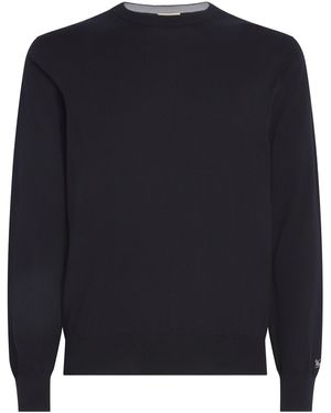 Woolrich Cotton Crew-Neck Sweater - Blue