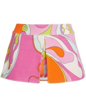 PUCCI Towelling Iride Shorts - Pink