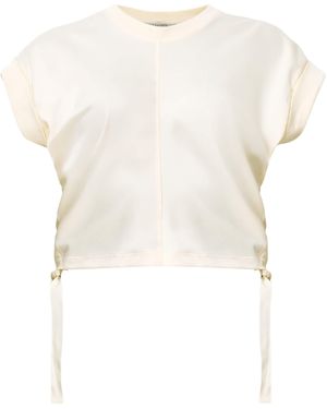 AllSaints Satin Mira T-Shirt - White