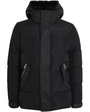 Mackage Down Shearling-Lined Puffer Jacket - Black