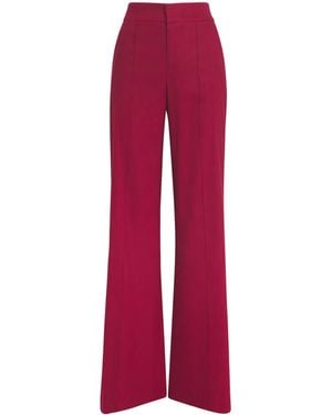 Alice + Olivia Dylan Wide-Leg Tailored Trousers