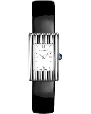Boucheron Stainless Steel Reflet Watch - Black
