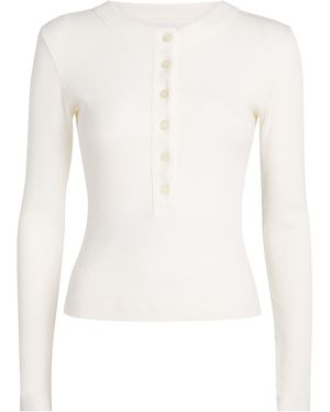 Citizens of Humanity Varra Henley T-Shirt - White