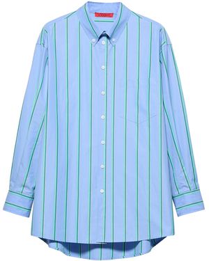 MAX&Co. Stripe Plot Twist Shirt - Blue