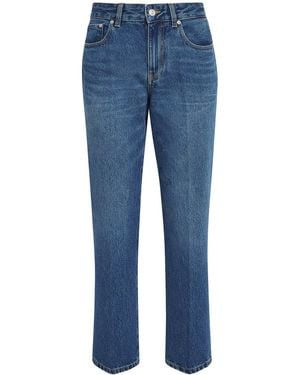 Victoria Beckham Low-Rise Flared Jeans - Blue