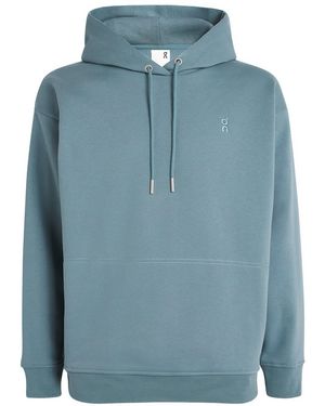 On Shoes Cott-Blend Club Collective Hoodie - Blue