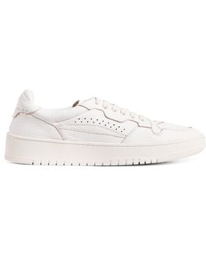 Eleventy Leather Sneakers - White