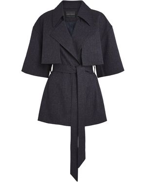 Camilla & Marc Belted Antony Trench Jacket - Blue