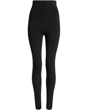 Balmain Jersey High-Rise Trousers - Black