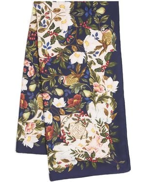 Harrods Silk Floral Scarf - Multicolour
