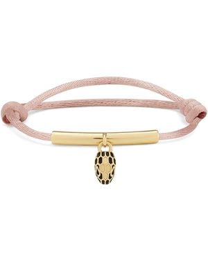 BVLGARI Serpenti Forever Cord Bracelet - Pink