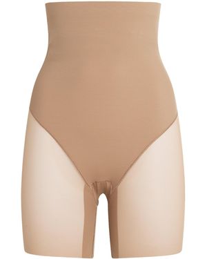 Skims Core Sculpt High-Waist Shorts - Natural