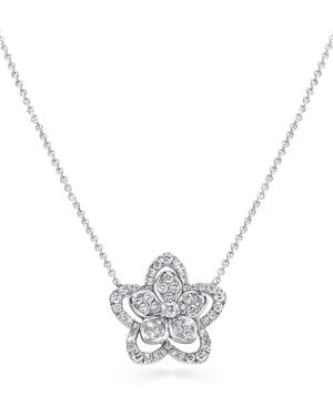 Graff And Diamond Wild Flower Necklace - Metallic