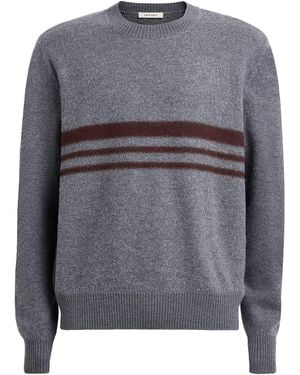 Craig Green Wool Felt Stripe Jumper - Grey