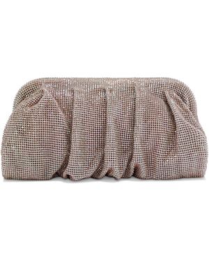 Benedetta Bruzziches Embellished Venus La Grande Clutch Bag - Grey