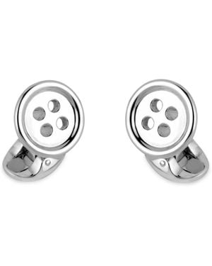 Deakin & Francis Sterling Button Cufflinks - Metallic