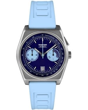 BAMFORD LONDON Titanium B347 Watch - Blue