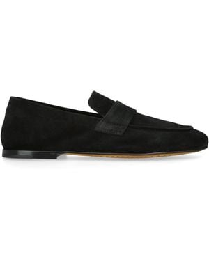 Officine Creative Suede Blair Loafers - Black