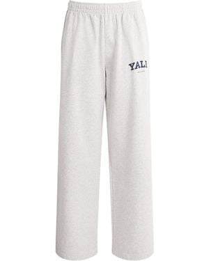 Sporty & Rich Cotton Yale Sweatpants - White