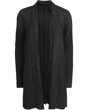 Pleats Please Issey Miyake Mellow Pleats Cardigan - Black