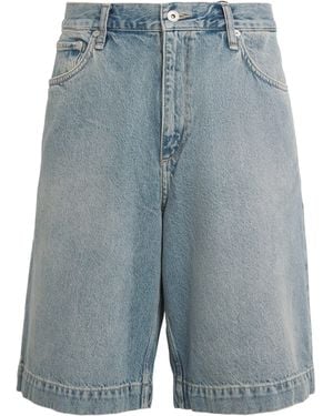 Rag & Bone Denim Baggy Shorts - Blue