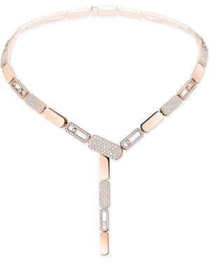 Messika Imperial Move And Diamond Tie Necklace - Metallic