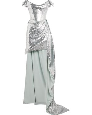 Vivienne Westwood Sequin-Embellished Comet Gown - White