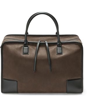 Loewe Large Leather Amazona 180 Duffle Bag - Black