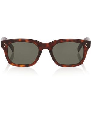 Celine Acetate 3 Dots Cl40232I Irregular Sunglasses - Brown