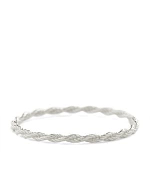 Monica Vinader Sterling Corda Ring - White