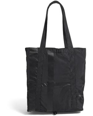Harrods Logo Pocket Shopper Bag - Black