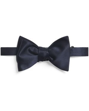 Brioni Silk Bow Tie - Blue
