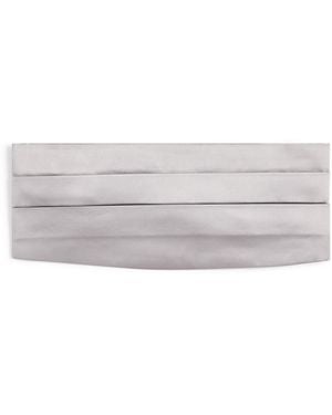 Giorgio Armani Silk Cummerbund - Gray
