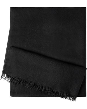 Brunello Cucinelli Cashmere-Silk Scarf - Black