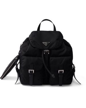 Prada Medium Re-Nylon Backpack - Black