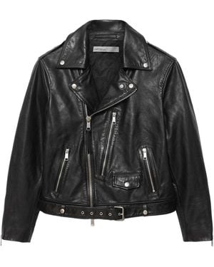 AllSaints Neo Leather Biker Jacket - Black