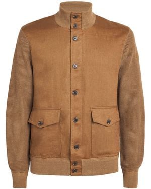 Polo Ralph Lauren Linen Cardigan - Brown