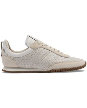 dunhill Leather The Ian Runner Sneakers - White